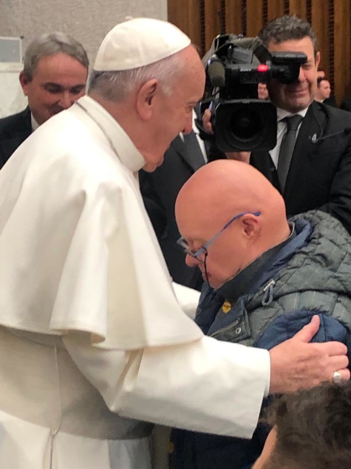 Marino con Papa Francesco